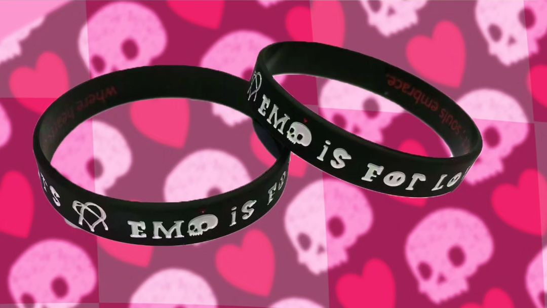 EMO IS FOR LOVERS Wristband